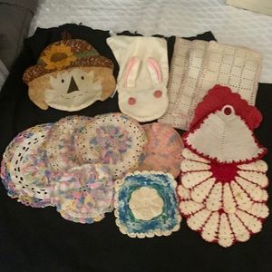 Vintage Pot Holders & Hot Pads 15 Total